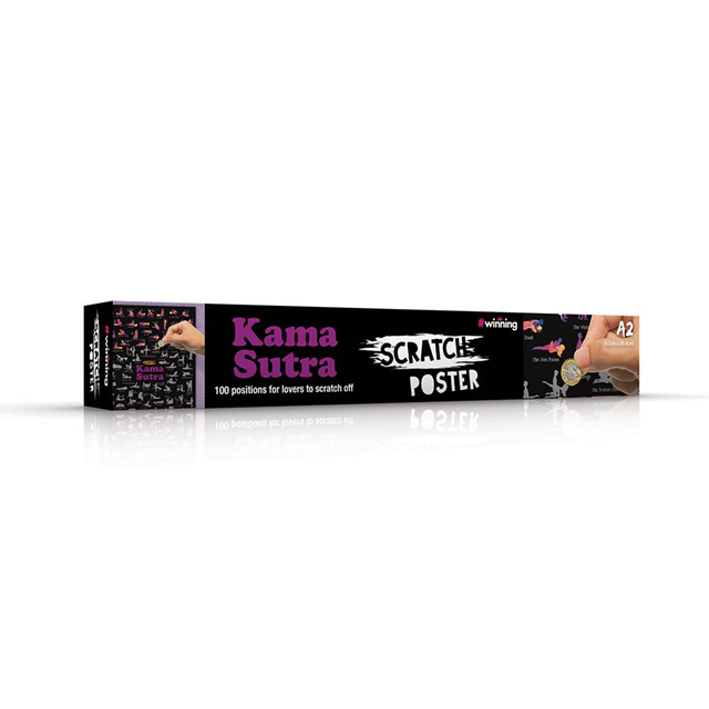 Kama Sutra Scratch Poster Couples Game