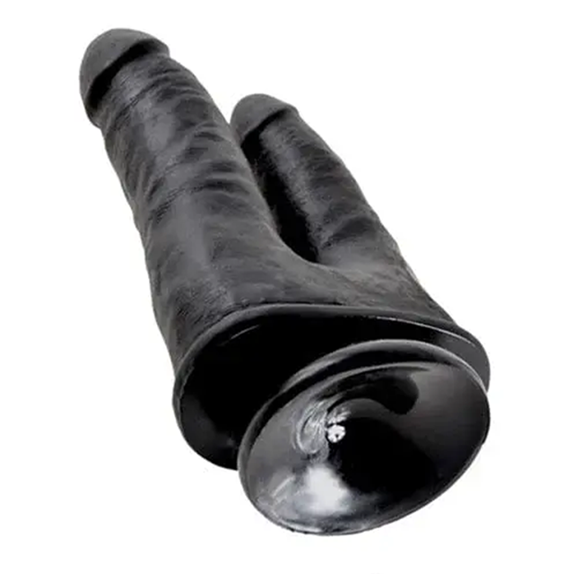 KING COCK BLACK DOUBLE PENETRATOR