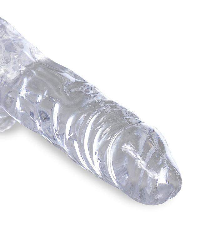 King Cock Clear 10 cm Cock with Balls