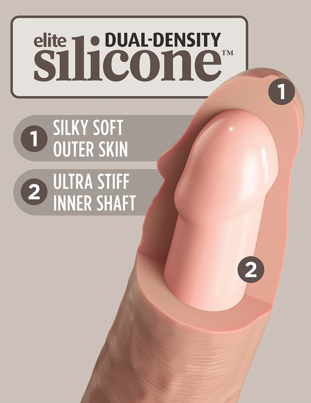 King Cock Elite Ultimate Vibrating Silicone Body Dock Kit