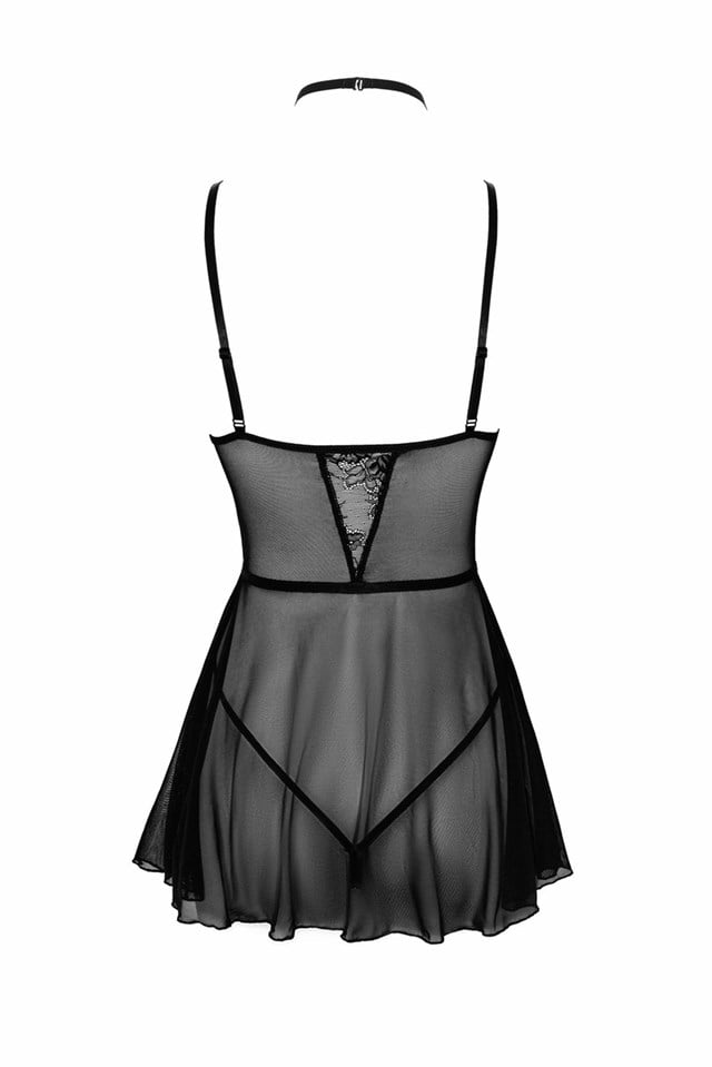 KISS249 First Kiss Babydoll Black