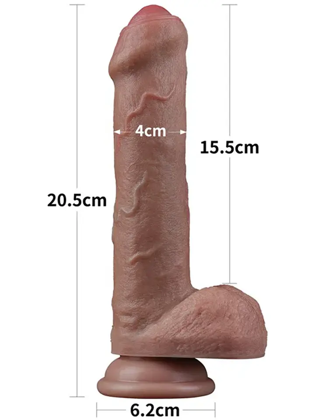 Lovetoy Dual-Layered Silicone Cock 20,3 cm