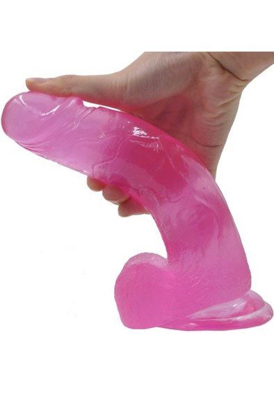 Lovetoy Jelly Studs Dildo Pink 20 cm