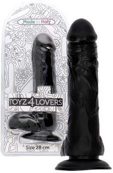 Lucio Dildo Black 28 cm