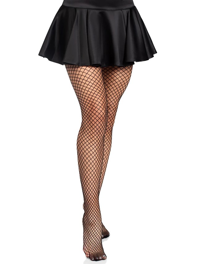 Lycra Fishnet Pantyhose Black