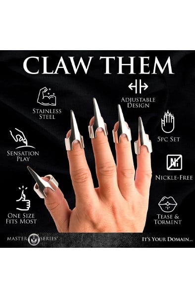 Master Series Five-Piece Sensation Claw Rings