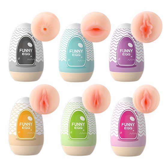 Masturbation Cup - Vagina Egg 6-pack