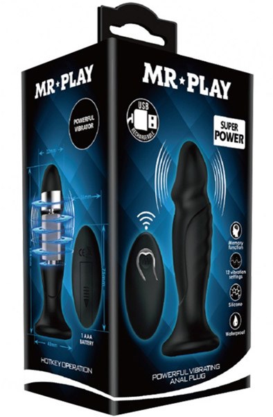 Mr. Play Powerful Vibrating Anal Plug