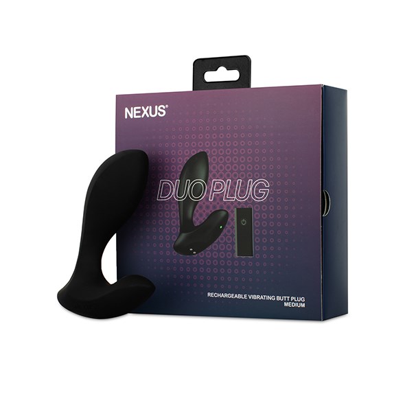 NEXUS - DUO REMOTE CONTROL BEGINNER BUTT PLUG MEDIUM