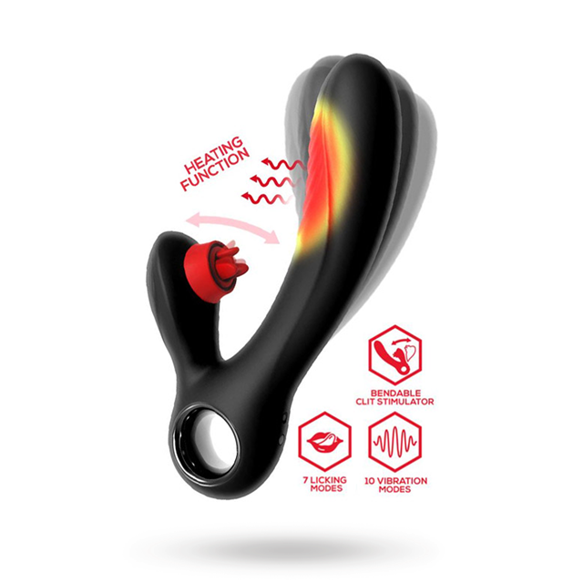 Niza Vibe With Heating & Clitoris Triple Tongue