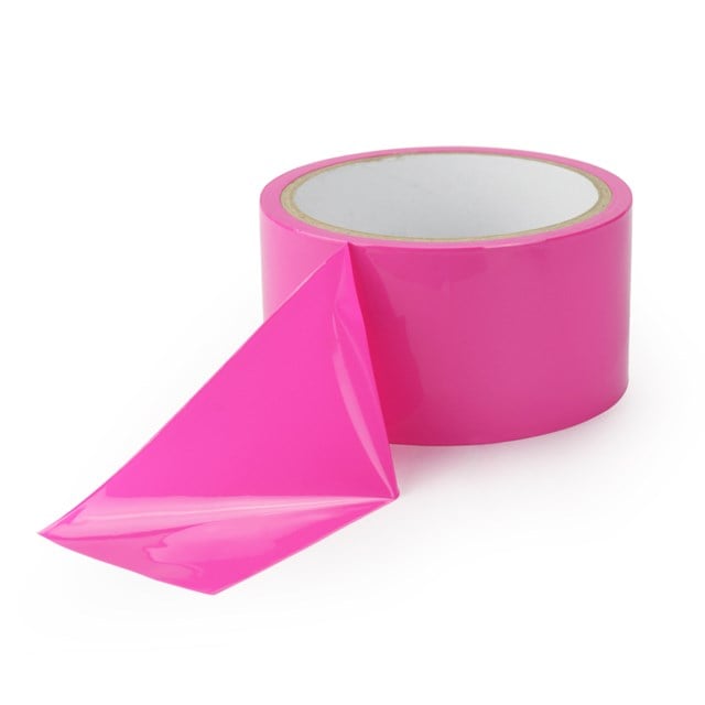 Non-Sticky Bondage Tape Neon Pink 15m