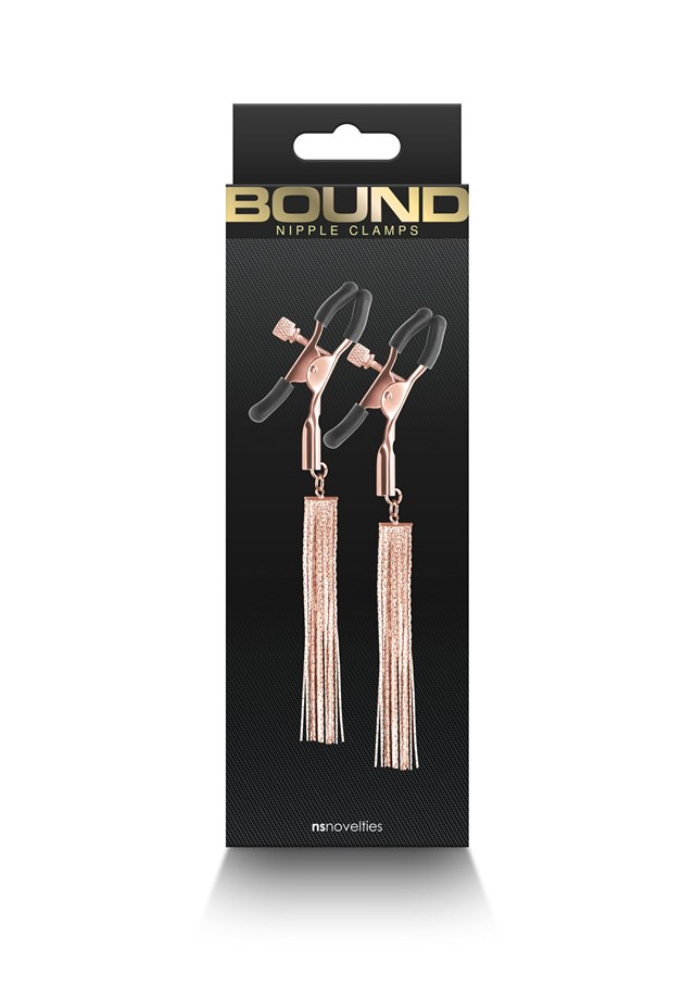 Bound Adjustable Nipple Clamps D2 Rose Gold