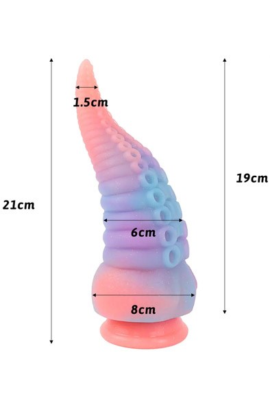 Oktox Luminescent Dildo 21 cm