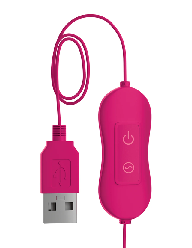 OMG! Bullets #Fun USB Vibrating Bullet Pink