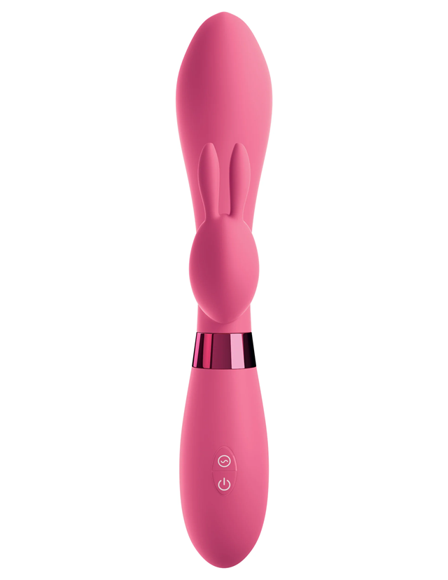 OMG! Rabbits #Selfie Silicone Vibrator Pink