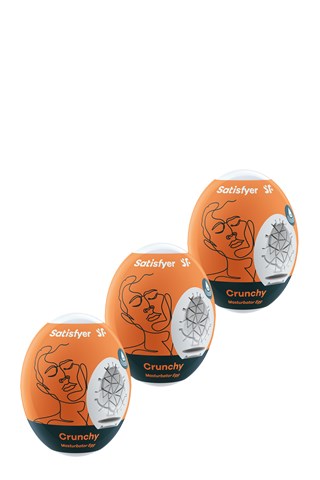 Onaniägg Crunchy 3-pack