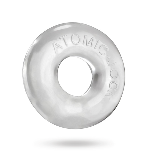 Do-Nut-2 Jelly Cockring with Flat Inner Chamber - Clear