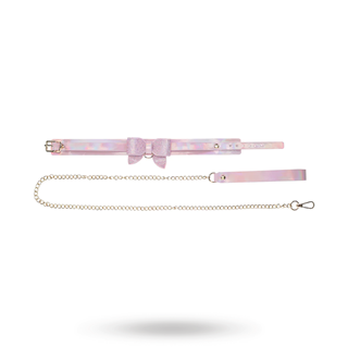 Paris Collection - Collar With Leash - Pink