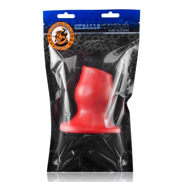 Pighole Hollow Butt Plug Medium - Red