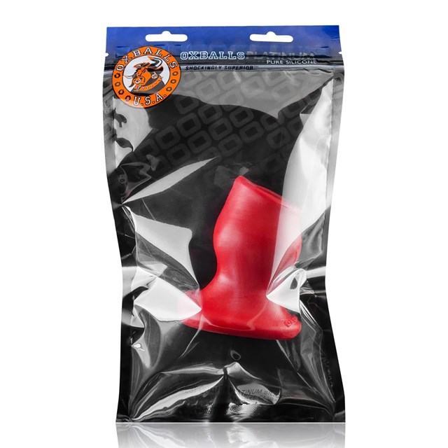 Pighole Hollow Butt Plug Small - Red