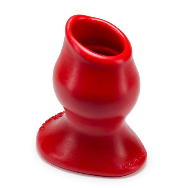 Pighole Hollow Butt Plug XL - Red