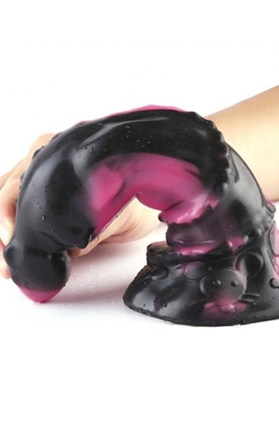 Pink Alien Dracis Silicone Dildo 21 cm