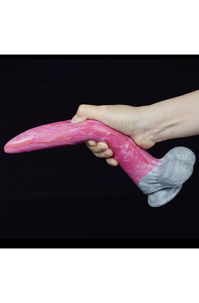 Pink Alien Gory Fantasy Dildo 26,5 cm