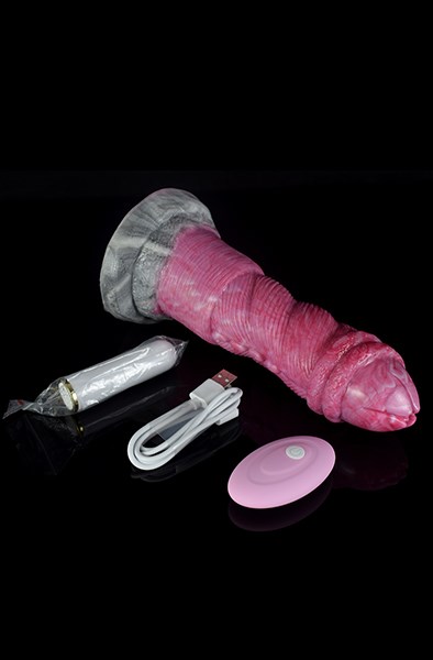 Pink Alien Luminara Vibrating Dildo 20,5 cm