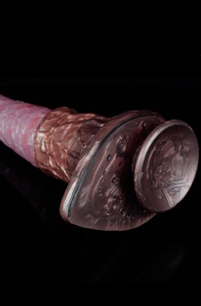 Pink Alien Strong Bello Metallic Dildo 28,5 cm