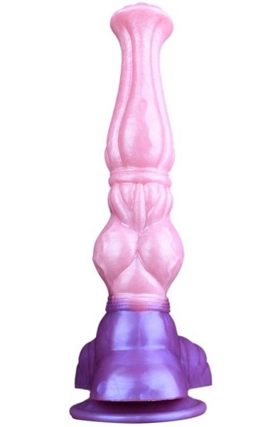 Pinky Jumpy Dildo Rose/Violet 28 cm