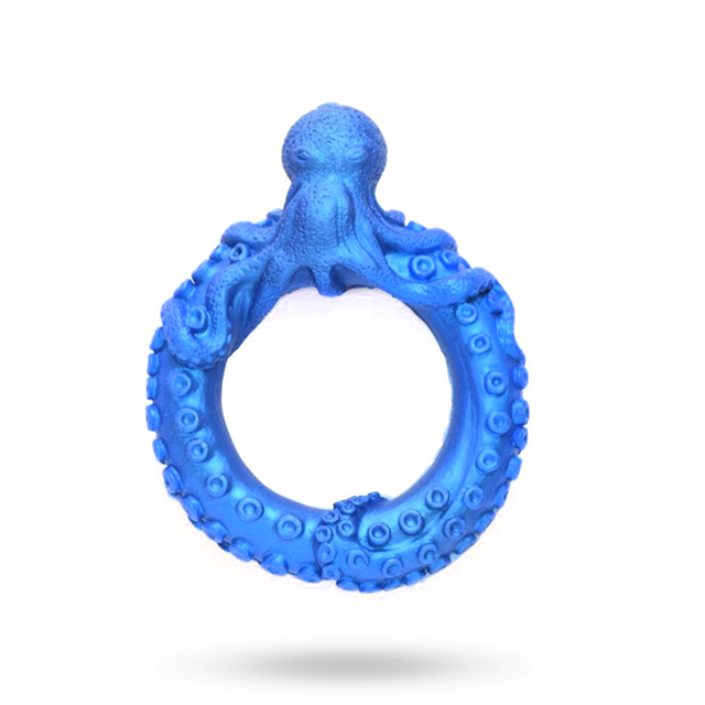 Poseidon's Octo-Ring Silicone Cock Ring Blue