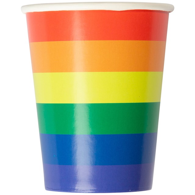 Pride Pappersmugg 8-pack