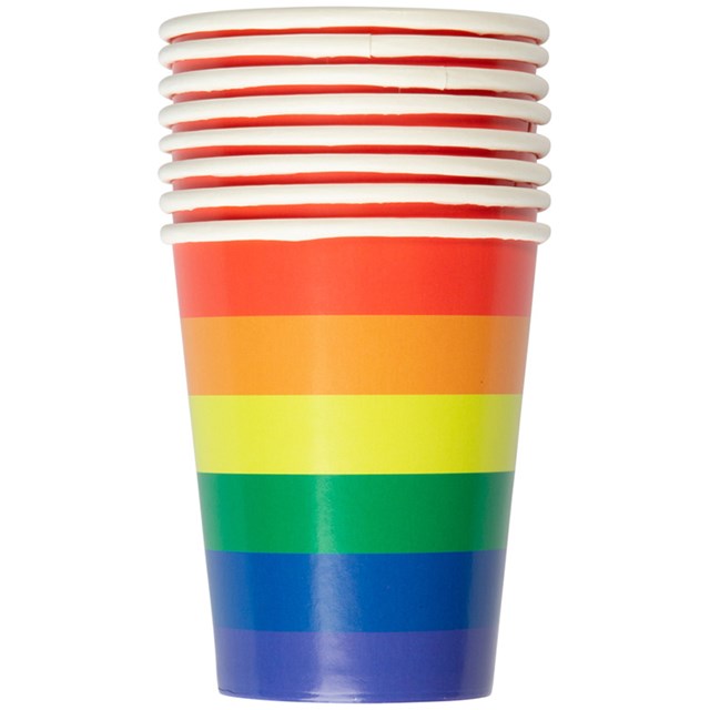 Pride Pappersmugg 8-pack