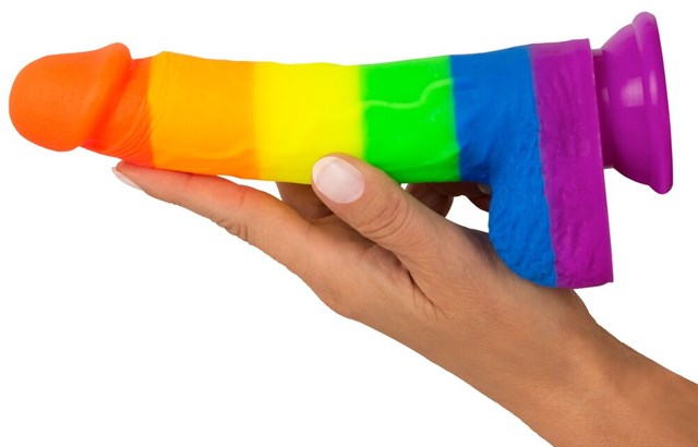 PRIDE! Rainbow Dildo 21 cm