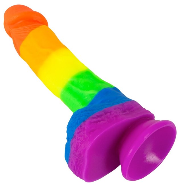 PRIDE! Rainbow Dildo 21 cm