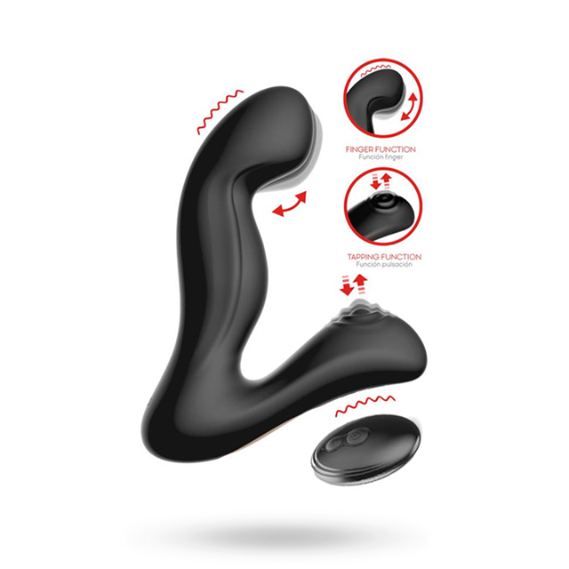 Prostate Massager With Tapping & Finger Wiggle Function