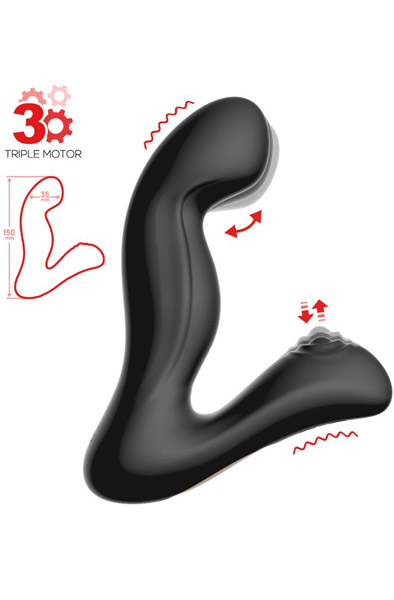 Prostate Massager With Tapping & Finger Wiggle Function