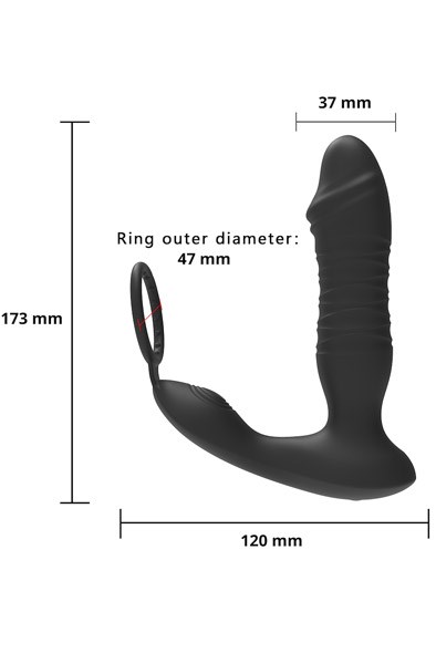 Prostate Massager With Thrusting & App