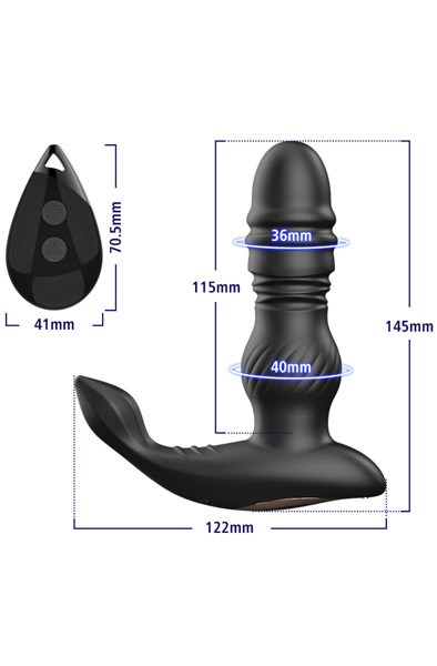 Prostate Massager With Thrusting Motion