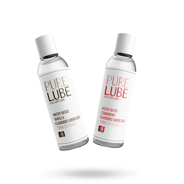 PURE LUBE KIT - VANILLA & STRAWBERRY 2x150ml