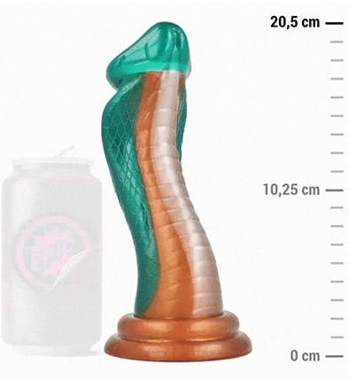 Python Dildo Cobra Green 20,5 cm