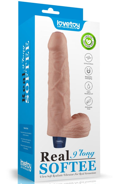 Rechargeable Vibrating Dildo 22,6 cm