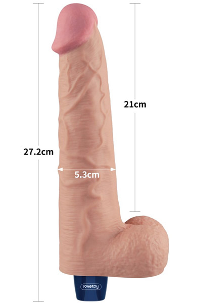 Rechargeable Vibrating Dildo 27,2 cm