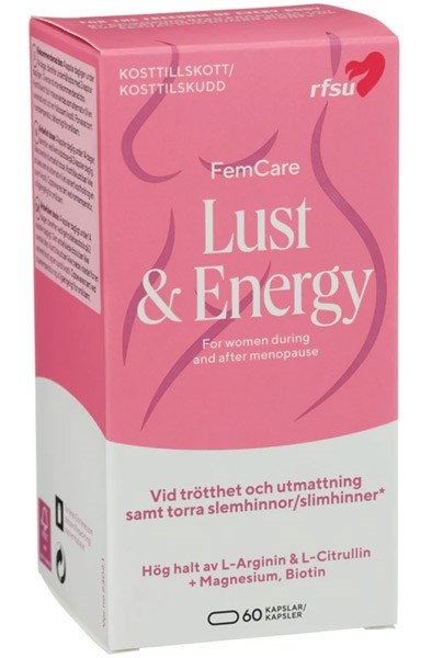 RFSU FemCare Lust & Energy 60 kapslar