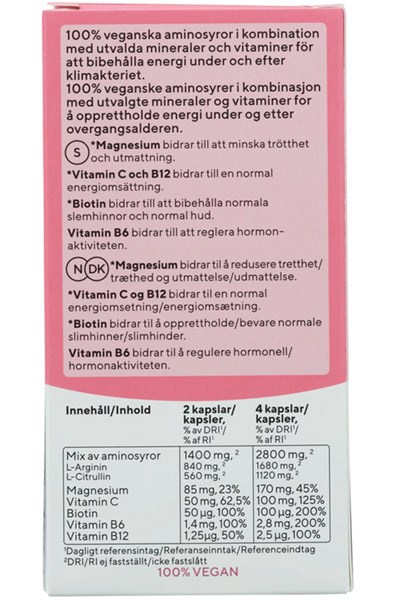 RFSU FemCare Lust & Energy 60 kapslar