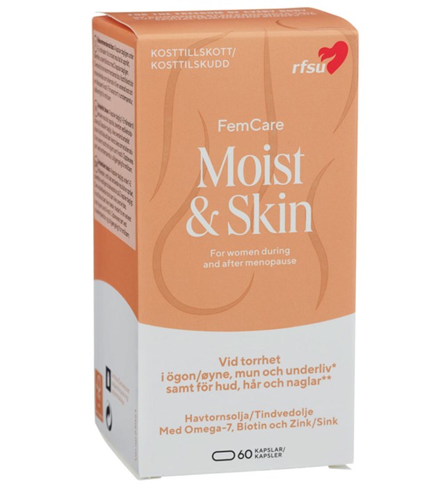 RFSU FemCare Moist & Skin 60 kapslar