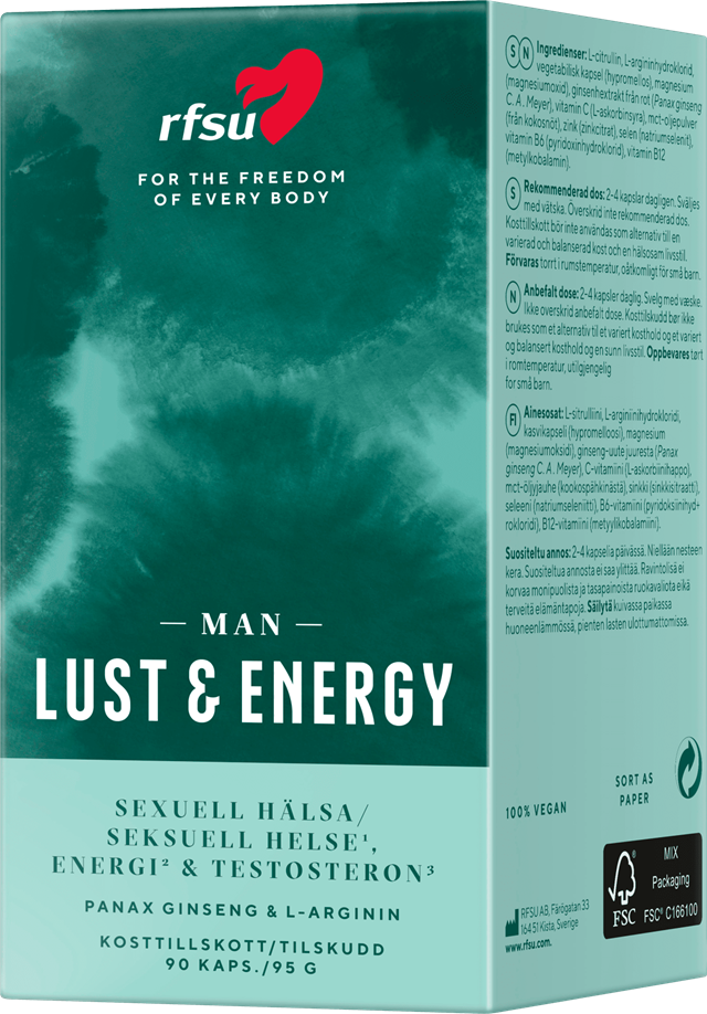 RFSU Lust & Energy Man 90st