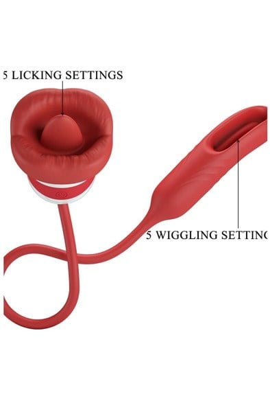 Romance Alyss Red Mouth Vibrator