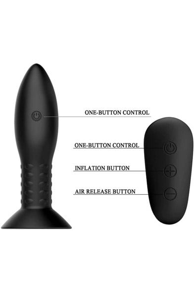 Rotation Beads Anal Plug 13 cm