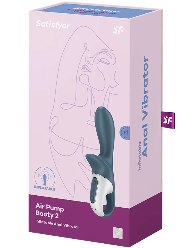 Satisfyer Air Pump Booty 2 Dark Grey